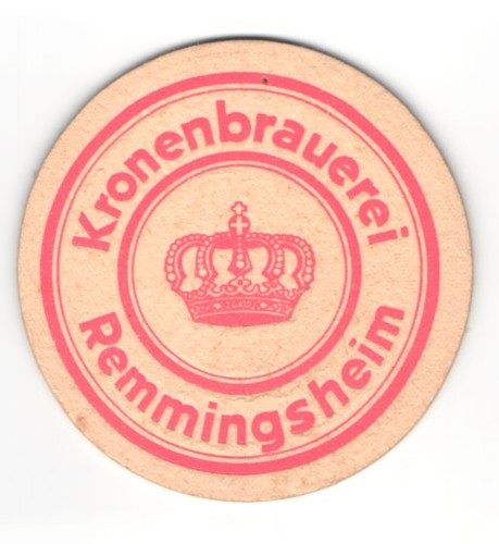 Bierdeckel remmingsheim - bierdeckel,