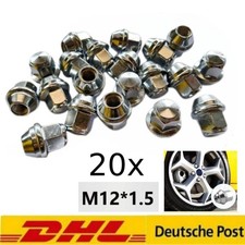 20x Radmuttern Kegelbund für Ford C-Max Escort V Fiesta Focus Alufelgen M12x1,5