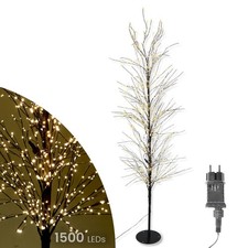 LED-Baum 180 cm schwarz mit