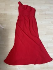 TERANI Couture langes Abendkleid Rot Gr. 38
