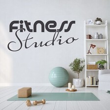 Wandtattoo Fitnessstudio Sport