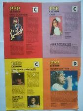 POP Lexikon - C + D - Eric Clapton - Cher - 70ziger Jahre aus Zeitschrift POP