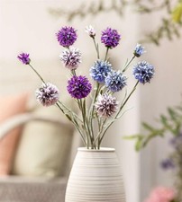 Kunstblume Kugeldistel
