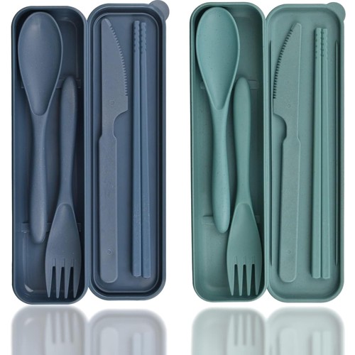 Camping besteck set - besteck, 2-tlg