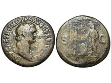 Domitian, Sesterz, Rom, 85 n