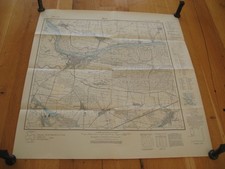 altes Messtischblatt Nr. 4138 oder 2313 Aken von 1937 Rietzmeck Mosigkau