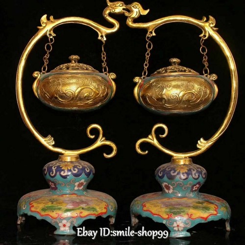 Cloisonne enamel bronze gilt - cloisonne,