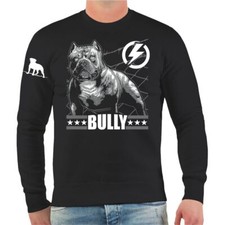 Herren Pullover BULLY Bulldog bullterrier bulldoggen hunde dog geschenk 