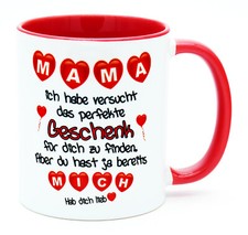 Mama Tasse Herz Geschenk