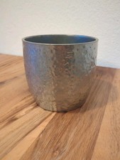 Blumentopf Soendgen Boston Keramik Ø 14 H 13 cm silber
