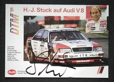 B832 Hans-Joachim Stuck Motorsport Autogrammkarte original signiert