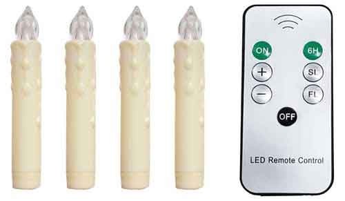 Led kerze beleuchtung - 4x,