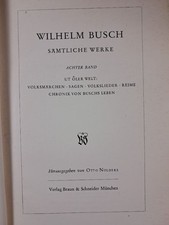 Wilhelm Busch Sämtliche Werke