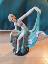 Art deco porzellan figur - art,