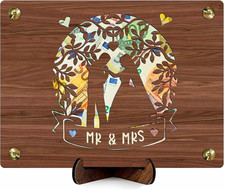 Hochzeitsgeschenk Holz mit