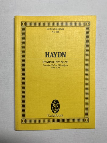 Noten haydn symphony 93 - haydn.,