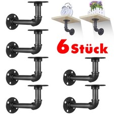 6 Stück Regalwinkel Metall