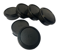 5x Canon FD Body Cap & Rear