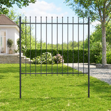 Gartenzaun Stahl 180x150cm