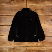Vintage Patagonia Outdoor Jacke L 90s Partial Eclipse Fleece USA Made Schwarz