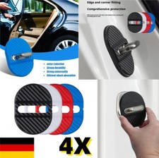 4x 3Colors Carbon Fiber Auto Türschloss Schutzabdeckung Anti Rost Aufkleber Trim
