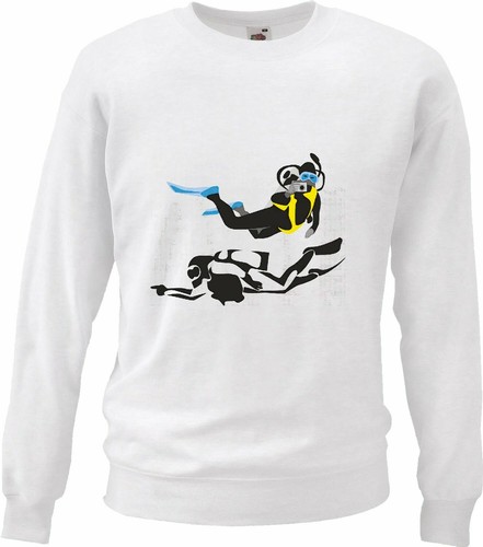 Sweatshirt silhouette tauchen - sweatshirt,