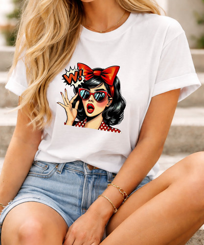 Vintage pop art shirt retro - vintage,