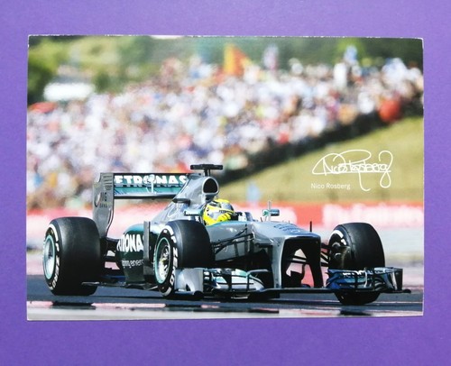 Autogrammkarte nico rosberg - autogrammkarte,