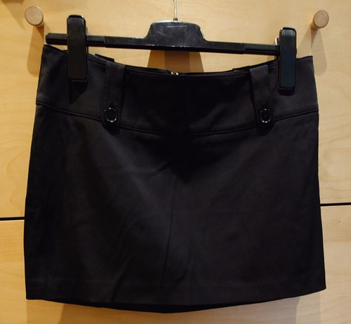 Eleganter schwarzer minirock - eleganter,