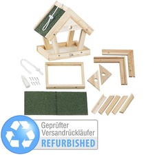 Royal Gardineer Vogel-Futterhaus-Bausatz aus Echtholz, Versandrückläufer