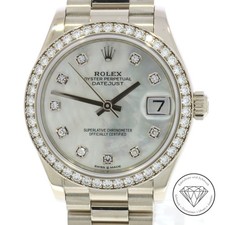 Rolex Datejust 31mm 278289RBR MOP 750 Gold Brillant Automatik Uhr Full Set xxyy