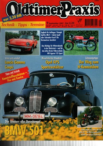 Zeitschrift oldtimer praxis 9 - zeitschrift,