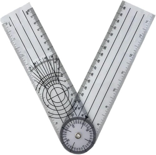Goniometer pvc 360 - pvc, 360°
