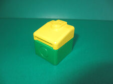 Lego Duplo Eisenbahn Ersatzstein für E-Lok Aufsatz mit Nase gelb grün (010224Q)