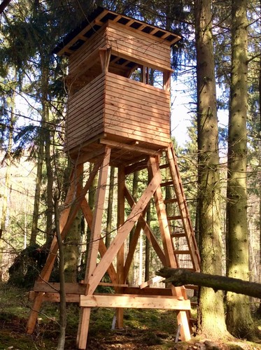 Ansitzkanzel hochsitz - ansitzkanzel,