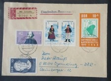 DDR Einschreiben ab 1967 Leipziger Messe Kinderfernsehen Raumfahrt 9x