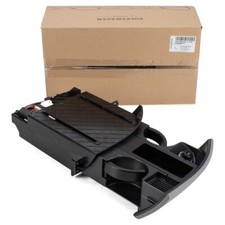 ORIGINAL VW Ablagefach mit Becherhalter Steckdose Grau T5 ab 2012 7E5858601A 21X