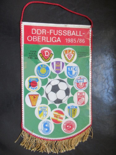 Wimpel ddr fußball - ddr,