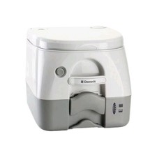 DOMETIC 9108557679 Portable 972 Mit 360° Druckspülung Campingtoilette, Weiß/Grau