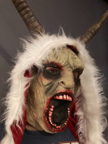 Krampus dämon maske - krampus,