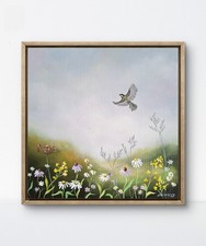 Acrylbild Landschaft "Misty