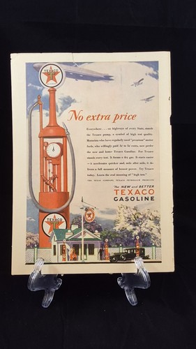 1920 antike texaco öl gas - 1920,