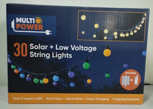 Multi power solar lichterkette - solar,