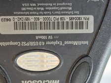 Microsoft 1004 Intellimouse Explorer 4.0  Usb/PS2 compatible,vintage,Kipprad