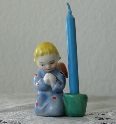 Alter kerzenhalter betender - kerzenhalter,