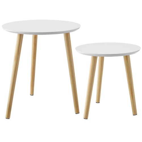 2er set beistelltisch mit - set,