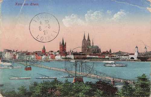 Köln stadtansicht - ak,