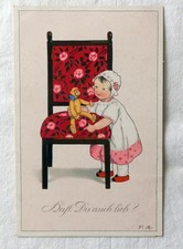 AK Fritz Baumgarten Geburtstag signiert 1928