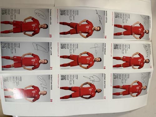 Original autogrammkarten - original,