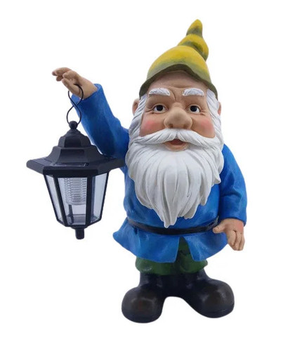 Dekofigur gartenzwerg mit - dekofigur,